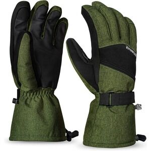 Zionor 3M Thinsulate Winter Ski Cycling Hiking Gloves - Army Green - Medium